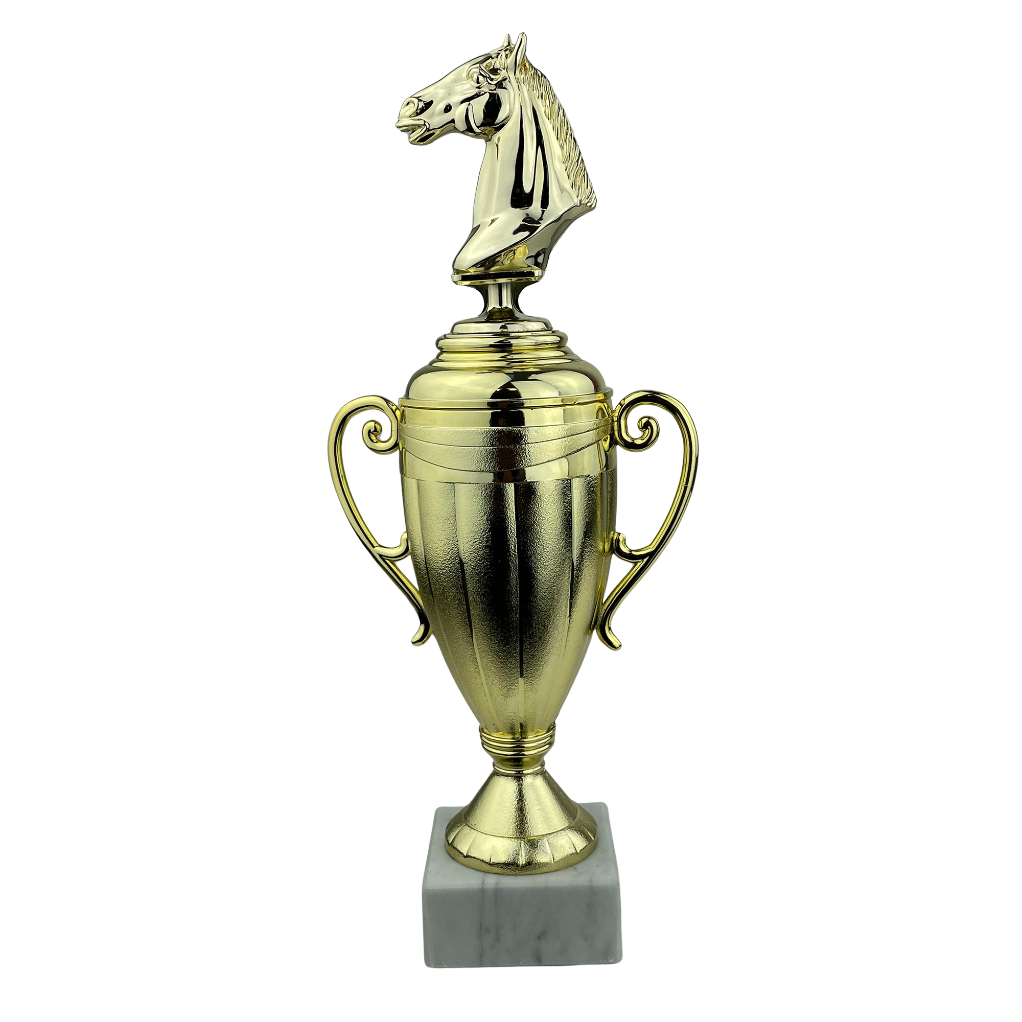 Hestehoved - Statuette Guld - 30 cm