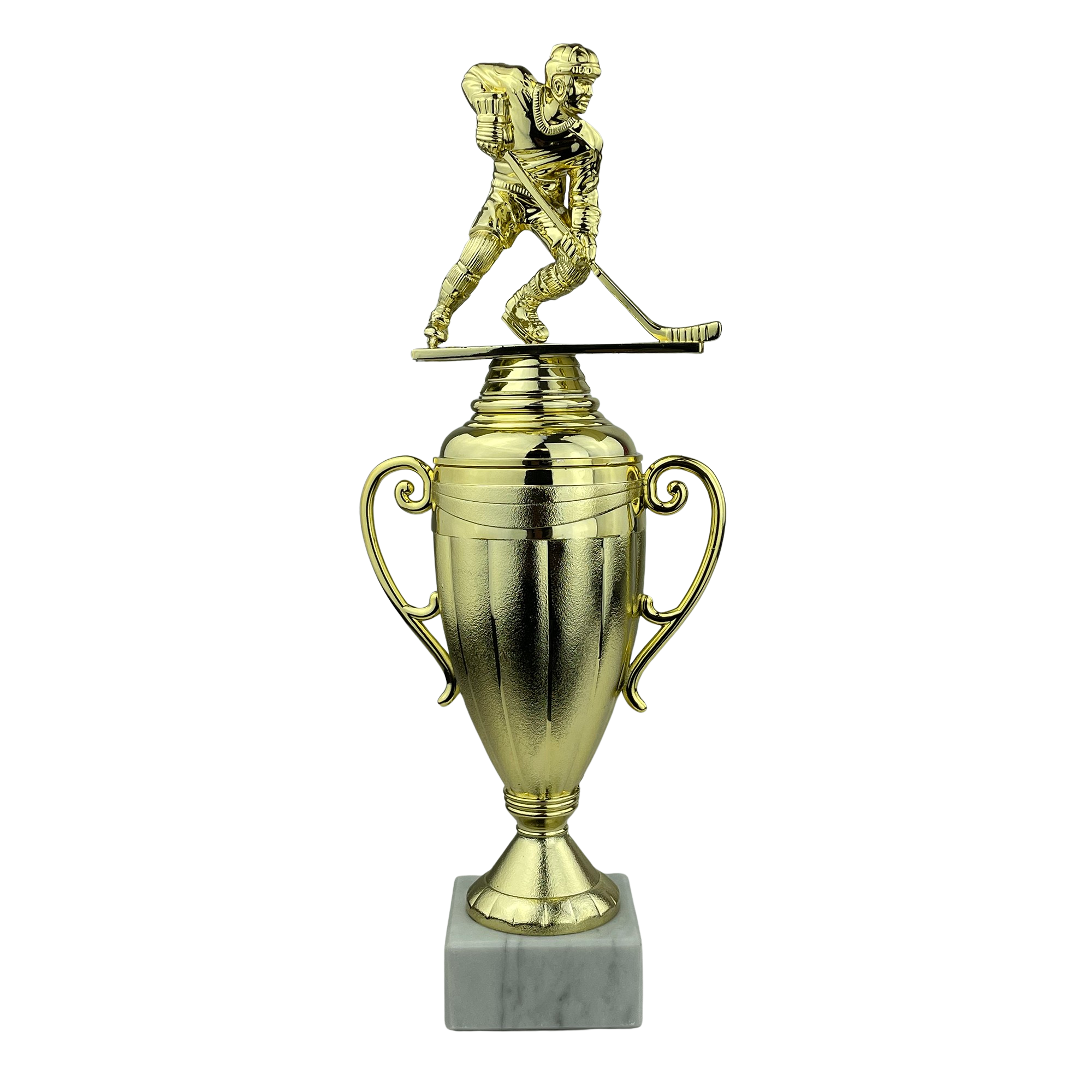 Ishockeyspiller - Statuette Guld - 31 cm