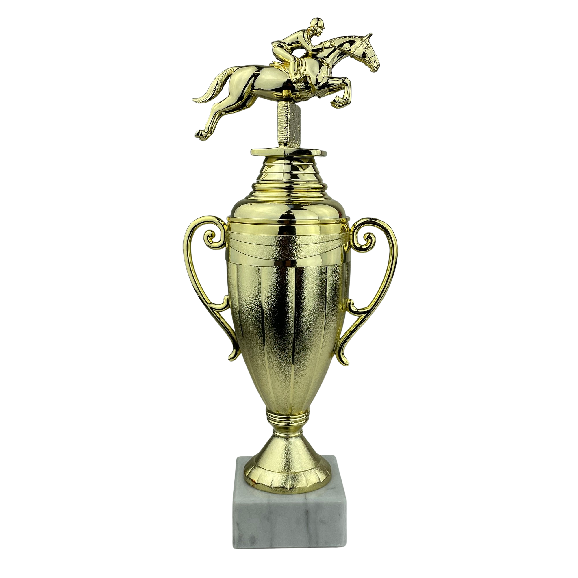 Springende hest - Statuette Guld - 29,5 cm