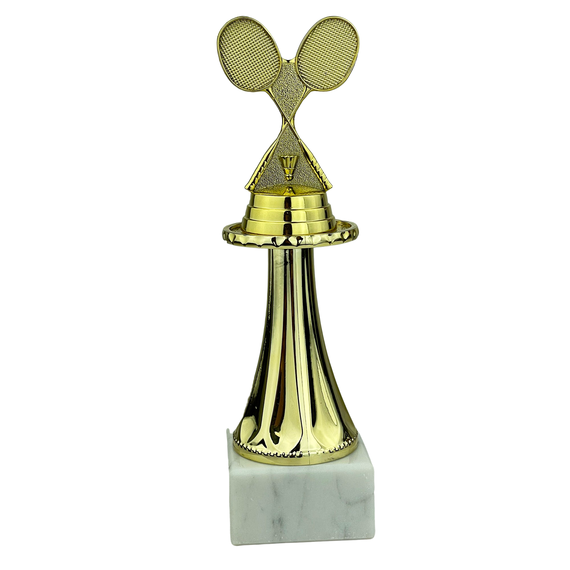 Badminton - Statuette Guld - 19 cm