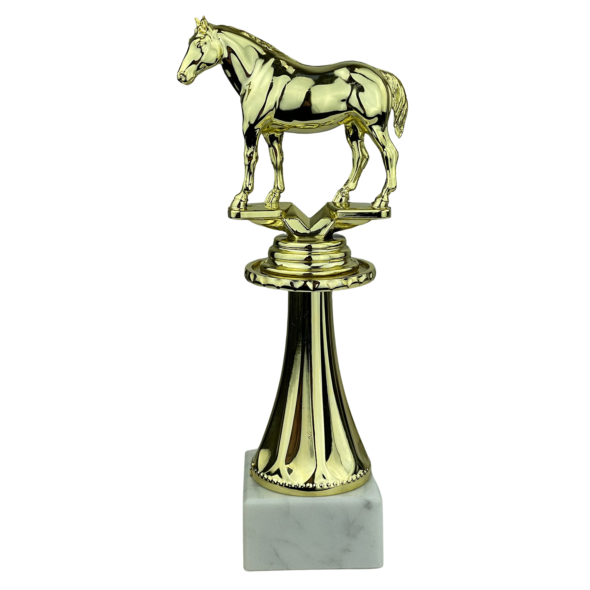 Hest - Statuette Guld - 21 cm