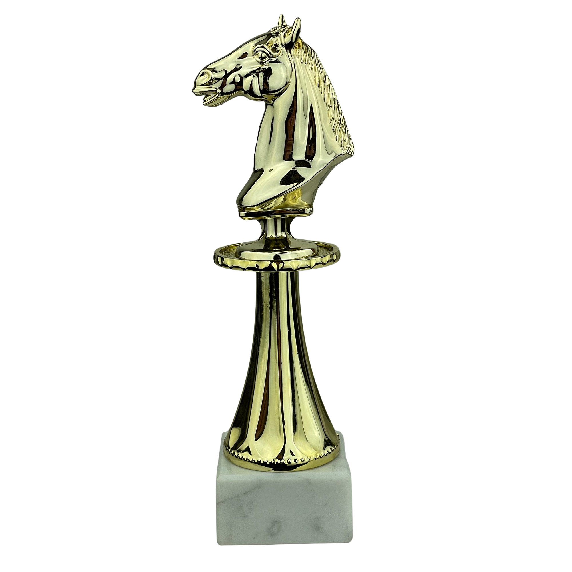 Hestehoved - Statuette Guld - 21 cm