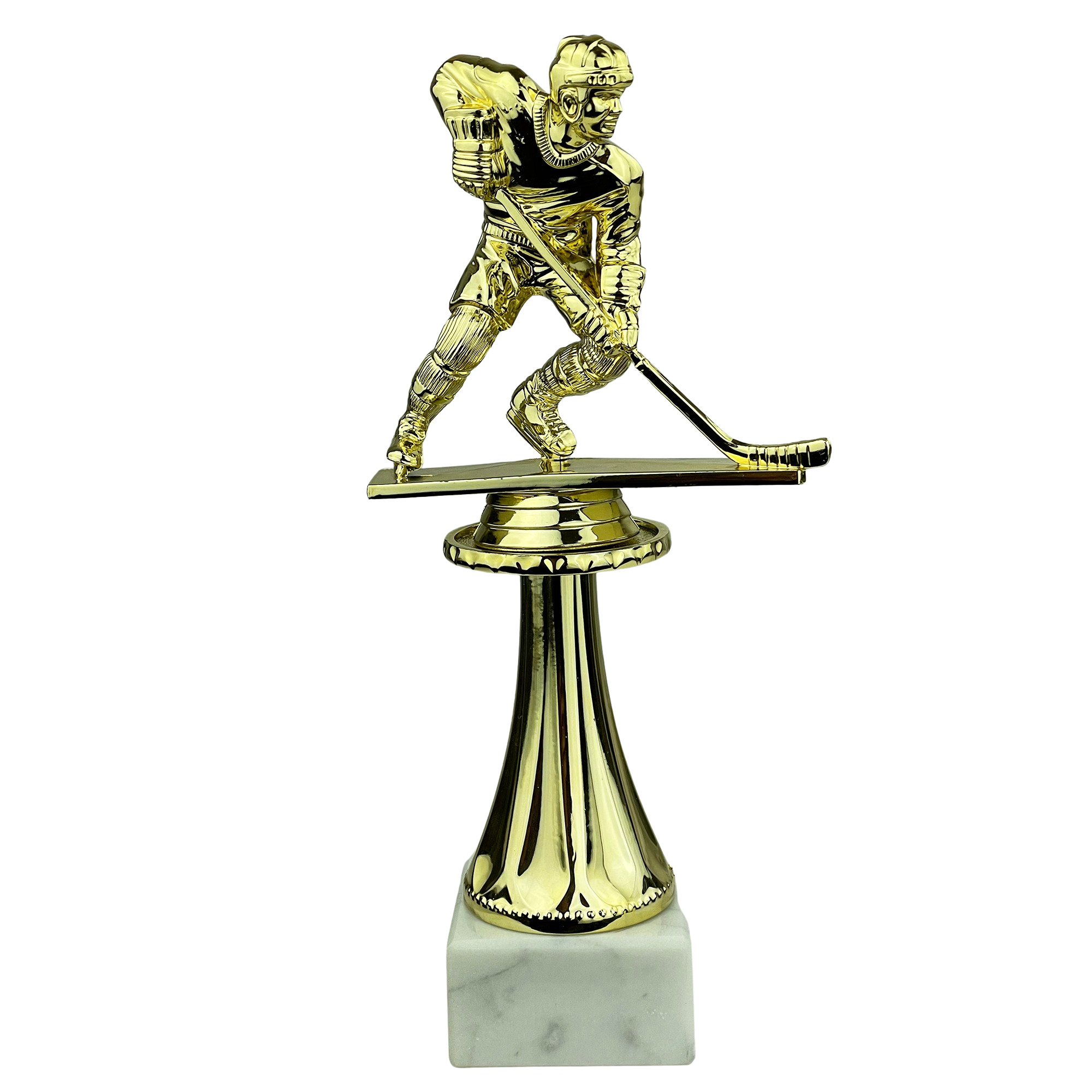 Ishockeyspiller - Statuette Guld - 22 cm