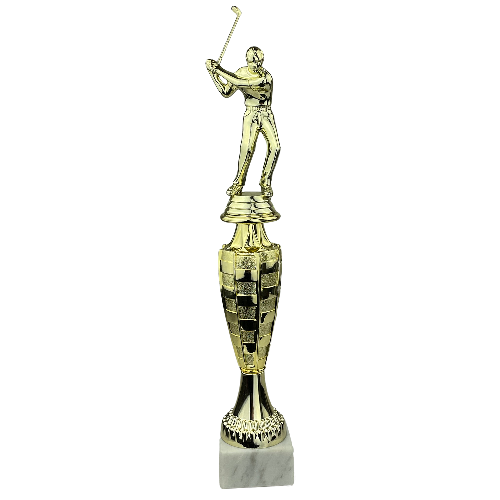 Golfspiller - Statuette Guld - 34,5 cm