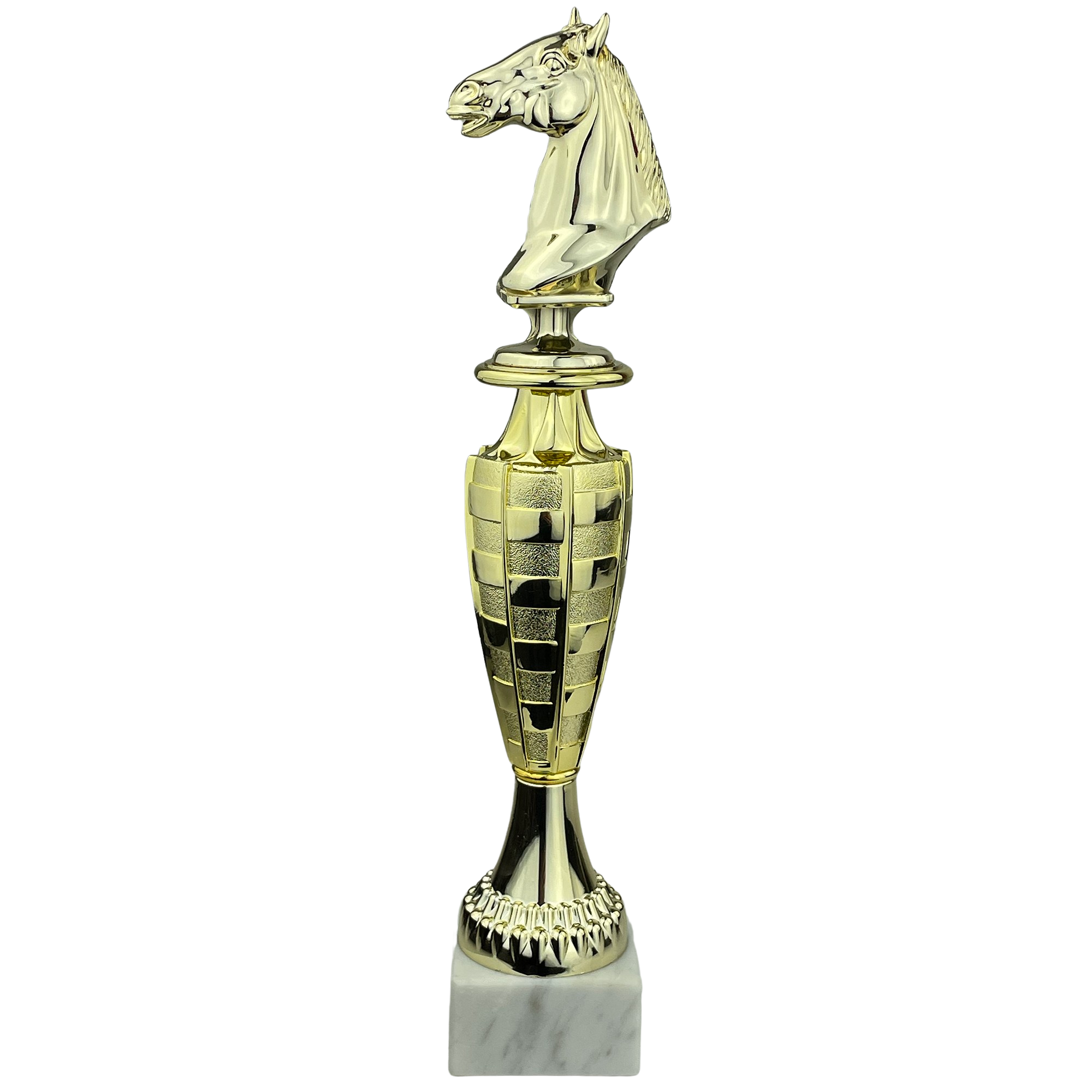 Hestehoved - Statuette Guld - 29 cm