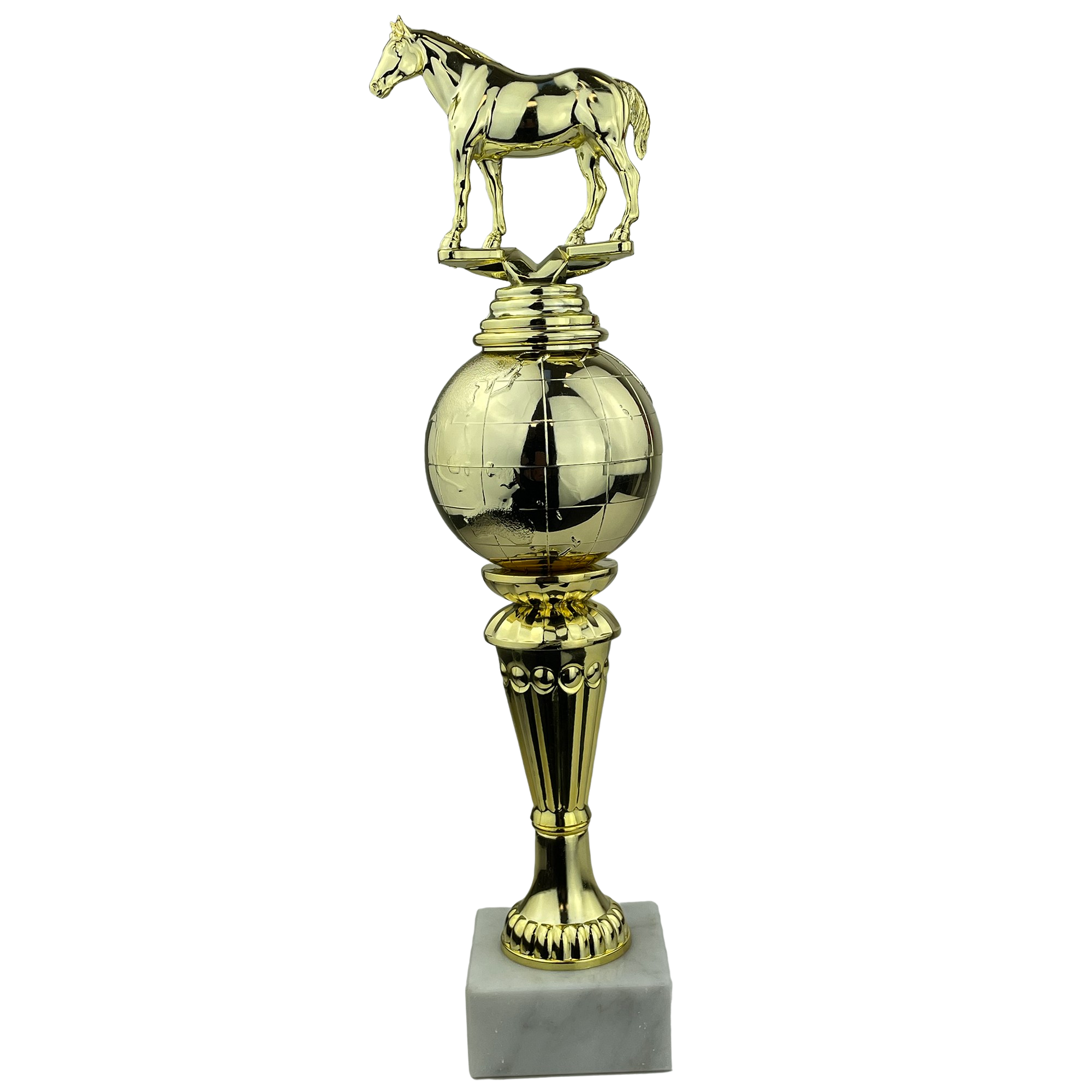 Hest - Statuette Guld - 33 cm