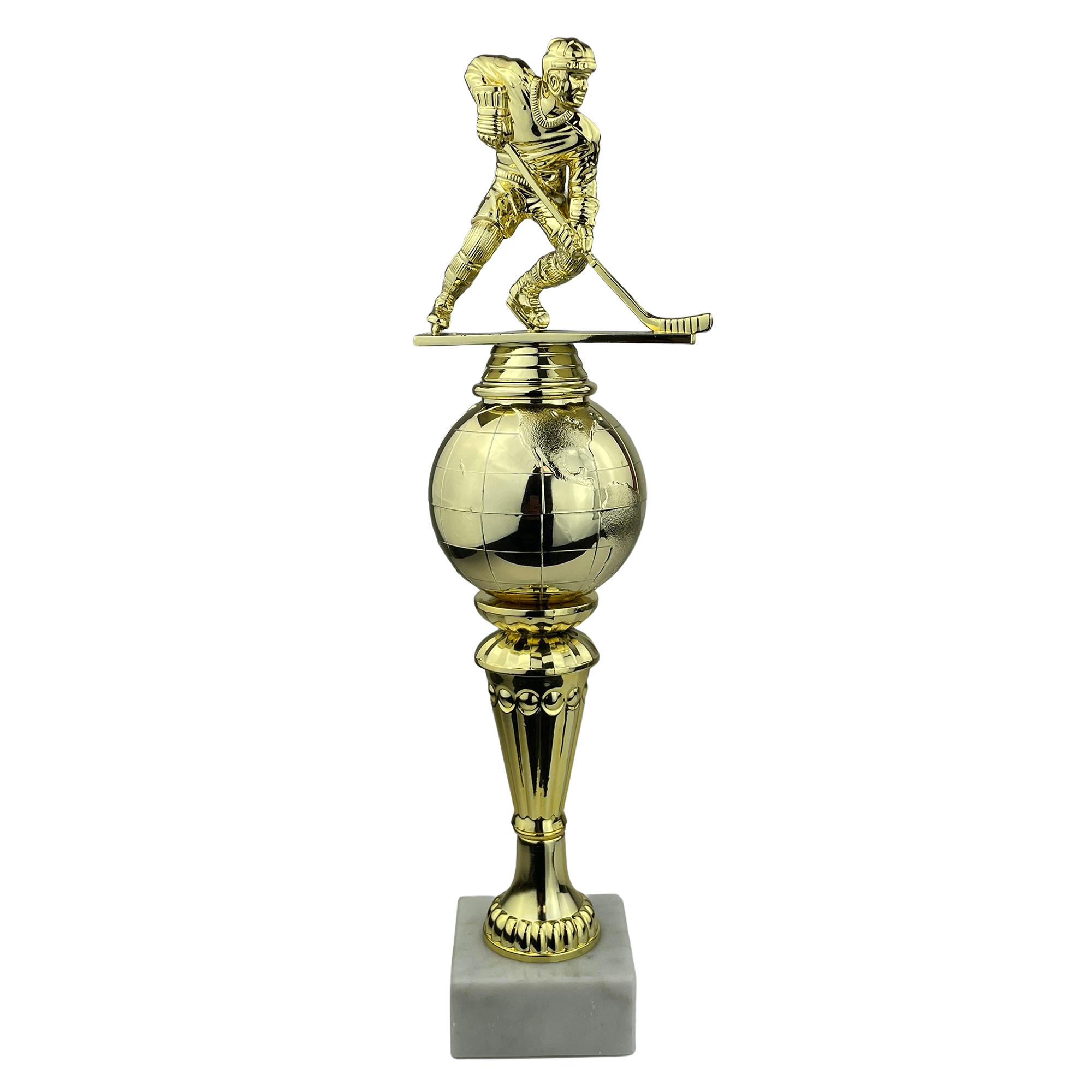 Ishockeyspiller - Statuette Guld - 34,5 cm