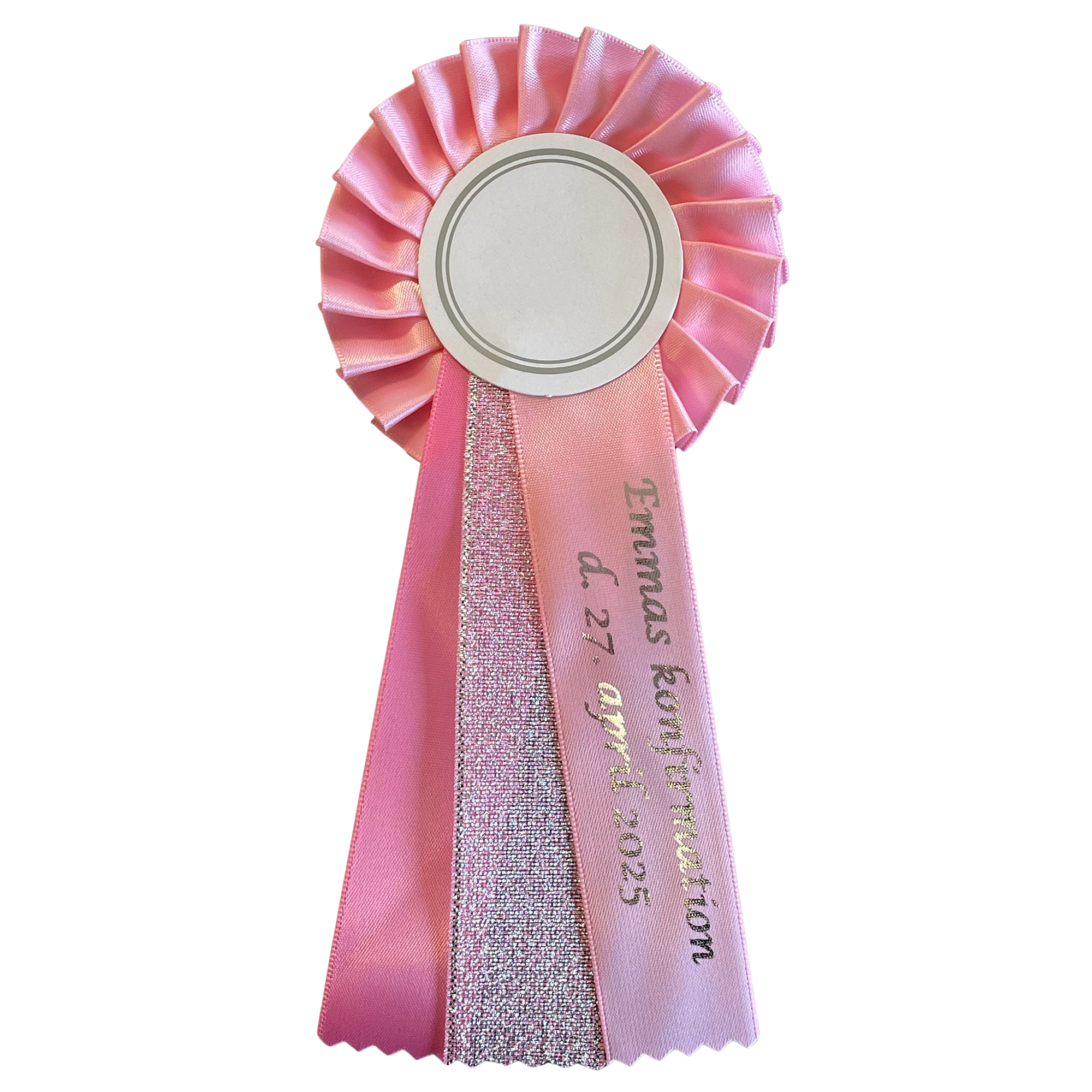 Rosette Bordkort B13 - Pink, Pink glimmer og Hot Pink