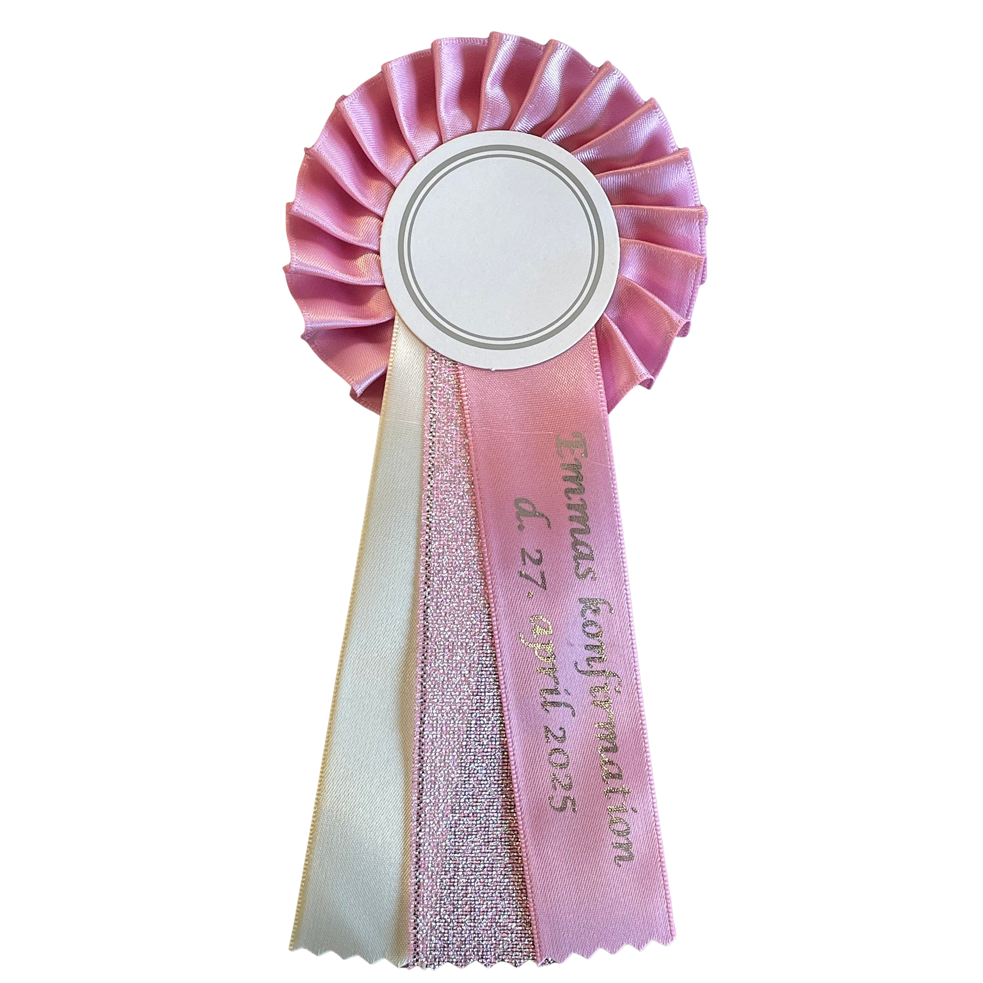 Rosette Bordkort B13 - Wild Rose, Pink glimmer og Creme