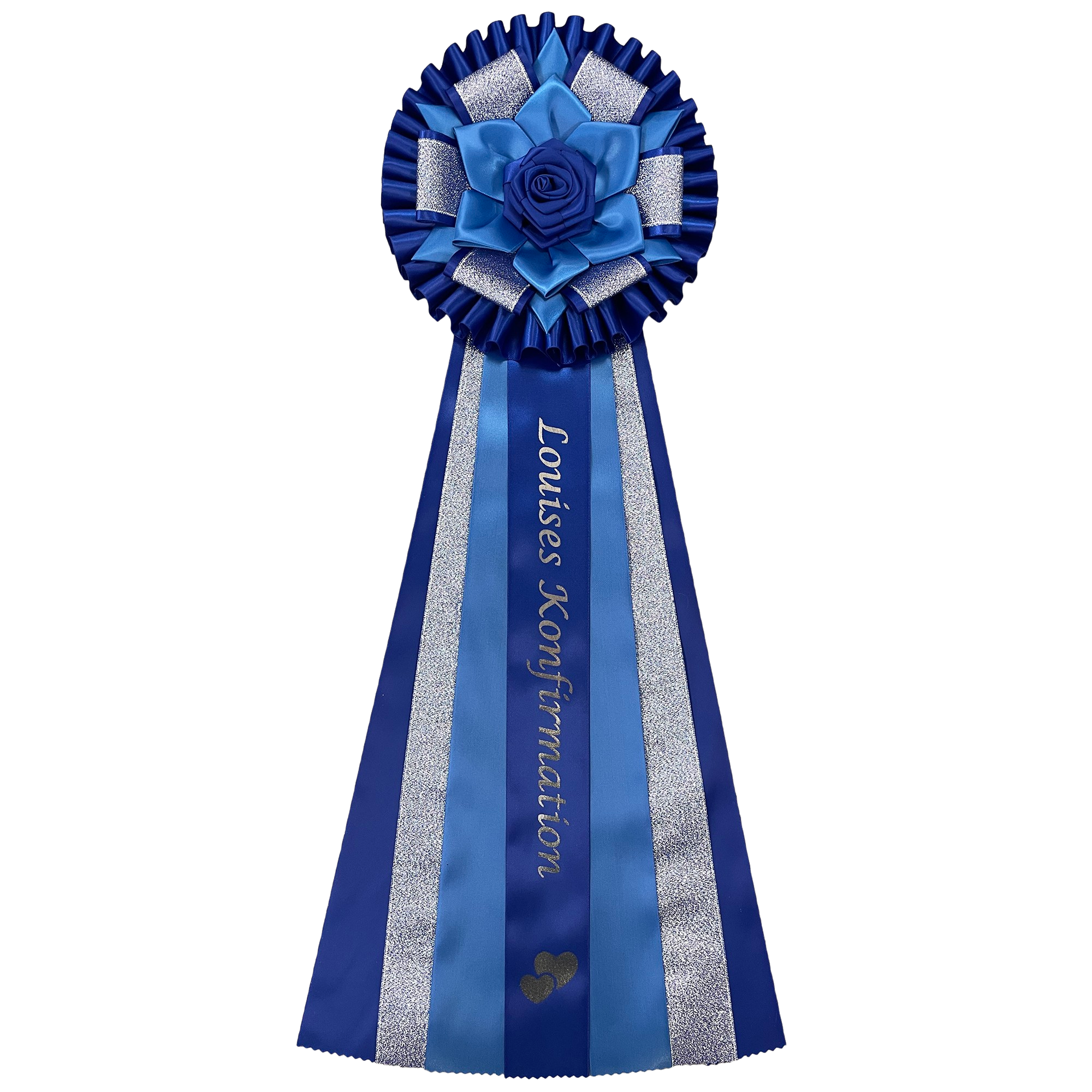 Konfirmations rosette - Cobalt