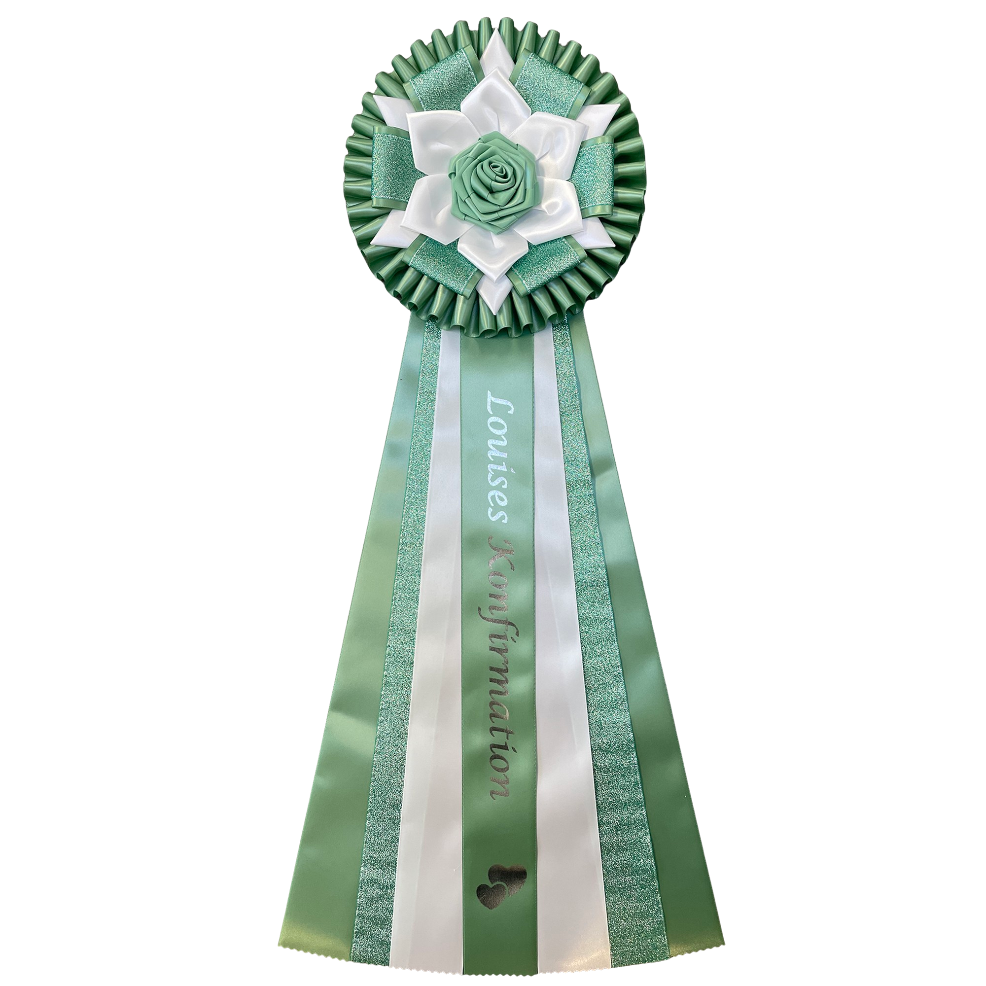 Konfirmations rosette - Celadon