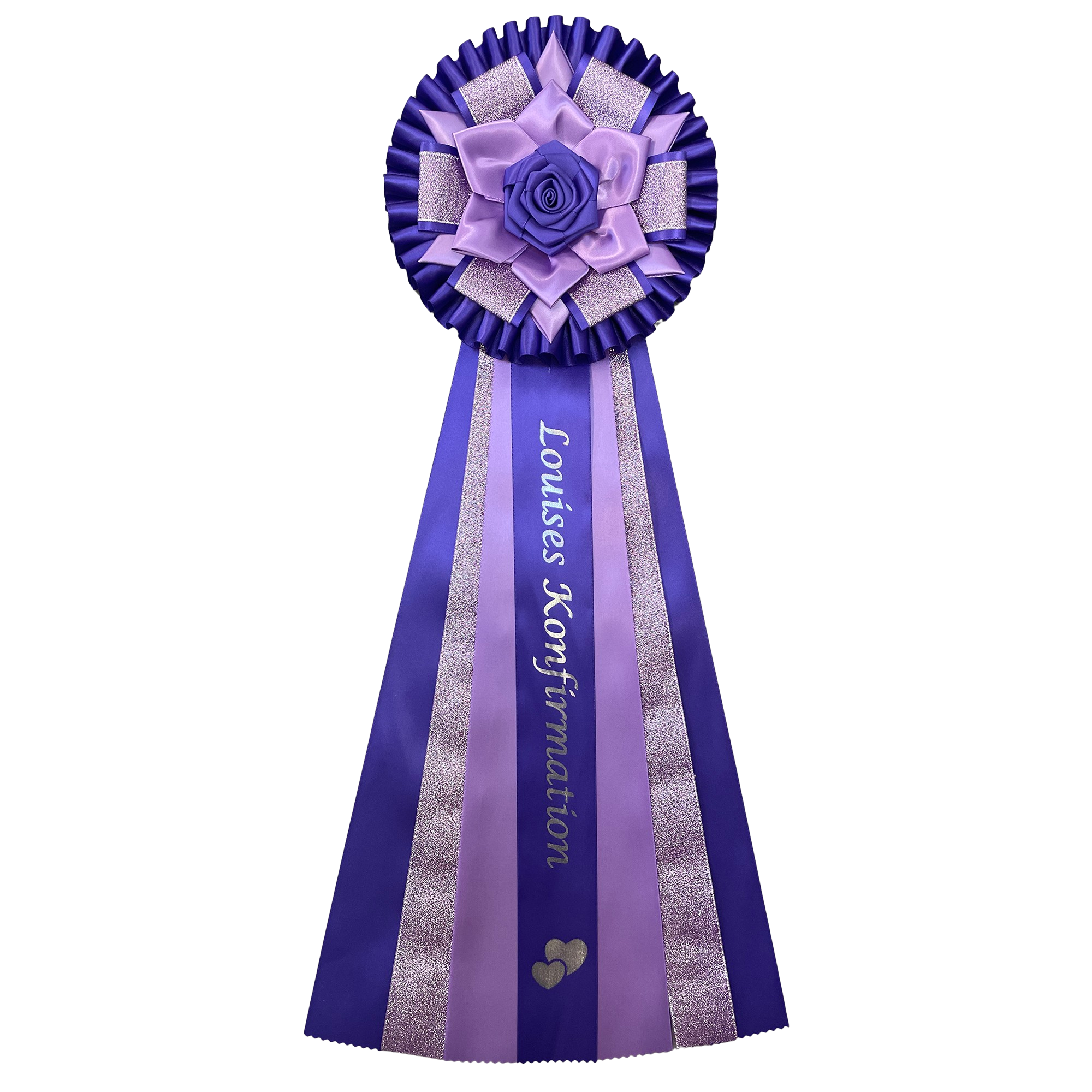 Konfirmations rosette - Regal Purple